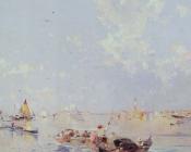 View to Saint Mark's Square Venice - 弗朗兹·理查德·翁特贝格尔